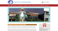 Desktop Screenshot of instituteofasianstudies.com