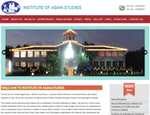 Tablet Screenshot of instituteofasianstudies.com